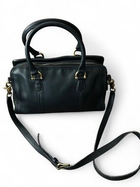 Vintage 1996 Coach 9871 Black Leather Beaumont Satchel | Made in USA Doctor Bag